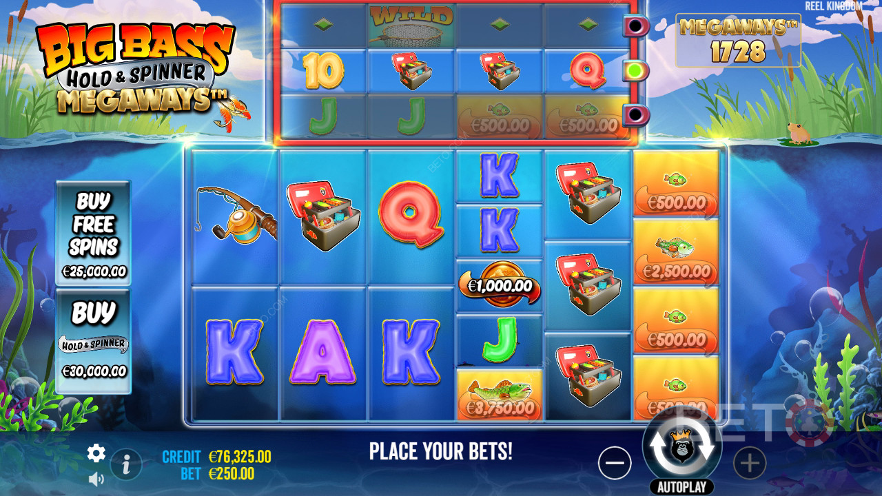 Бонус функције објашњене у играма Big Bass Hold и Spinner Megaways од стране Reel Kingdom