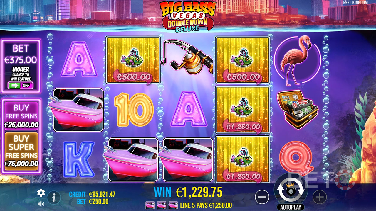 Како се игра Big Bass Vegas Double Down Deluxe из игре Reel Kingdom