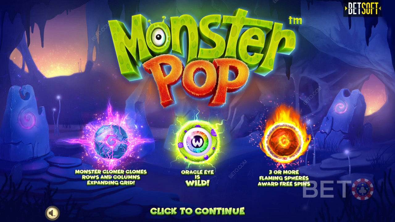 Уживајте у иновативним бонус функцијама у видео слоту Monster Pop