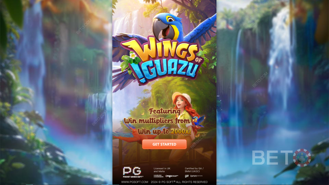 Освојите 2.000 пута више од своје опкладе на онлајн слоту Wings of Iguazu!