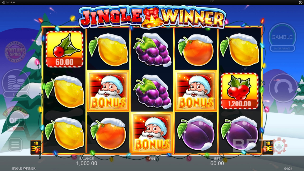 Рецензија игре Jingle Winner од стране BETO Slots