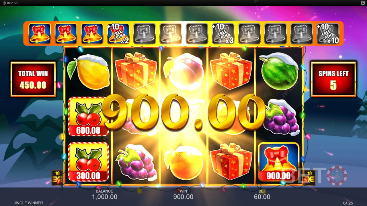 Освојите 3.333 пута више од своје опкладе у слоту Jingle Winner!