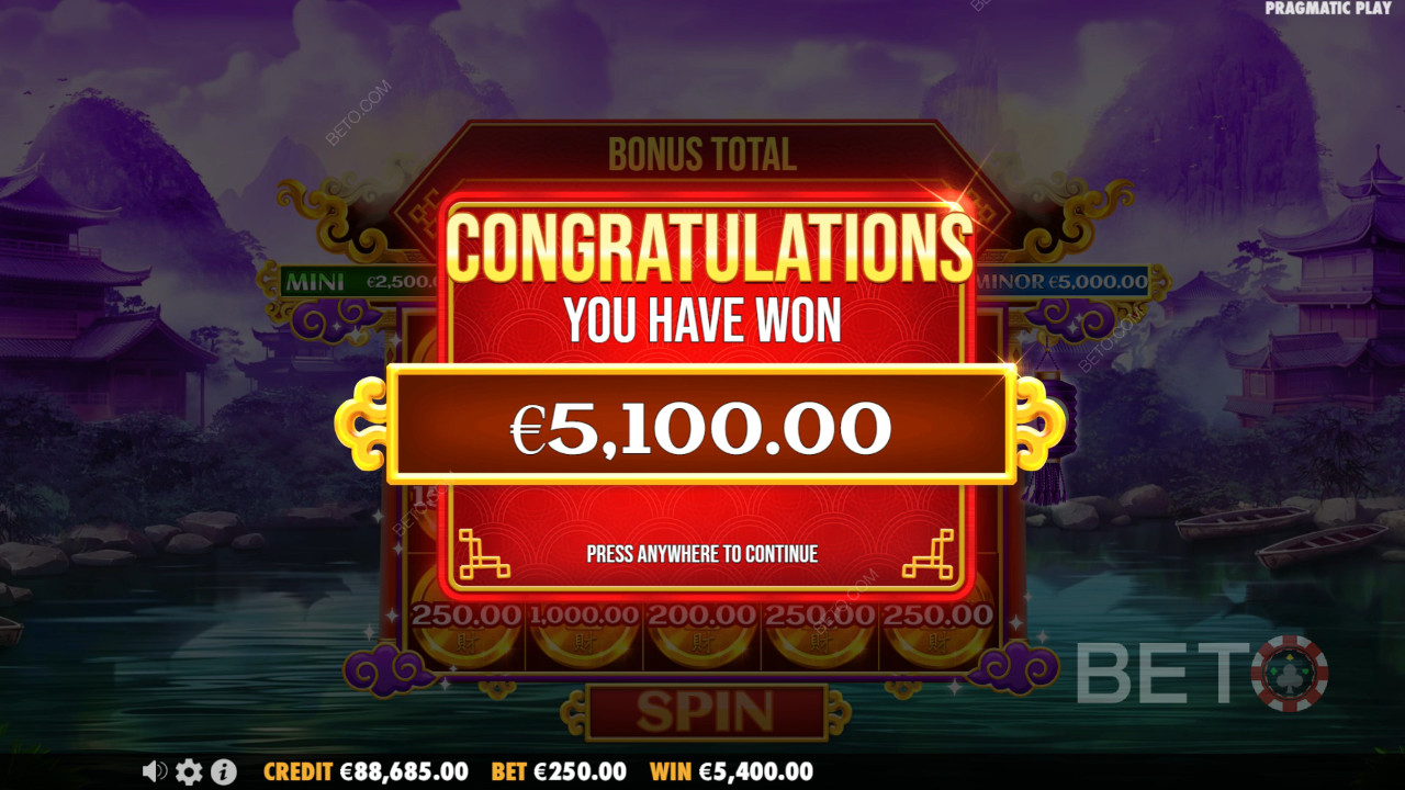 Освојите 10.000 пута више од своје опкладе у видео слоту Chests of Cai Shen!
