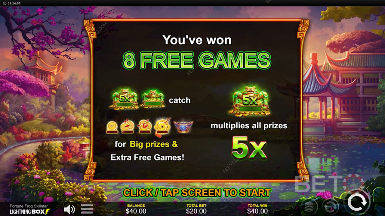 Освојите велики уз Fortune Frog Skillstar слот игру - Максимални добитак од 4,672 пута вредан ваше опкладе