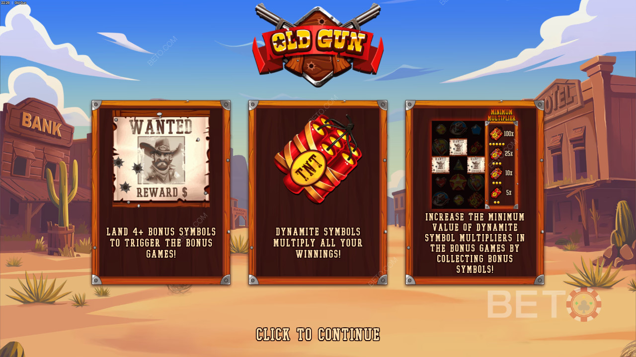 Бонус функције објашњене у игри Old Gun од стране Backseat Gaming-а