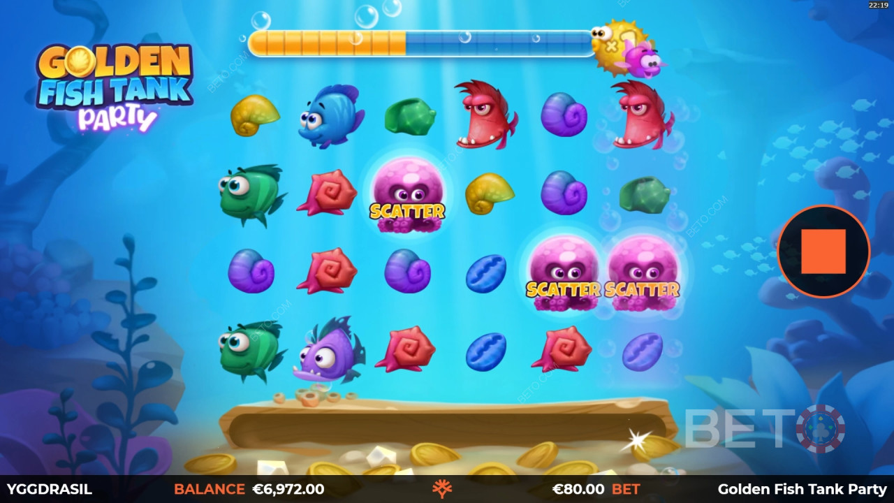 Golden Fish Tank Парти Ревиев би БЕТО Слотс