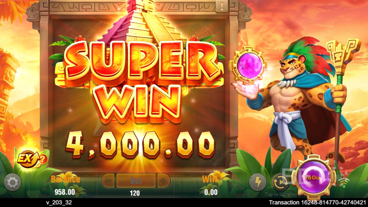 Освојите 4.500 пута више од своје опкладе у видео слоту Lucky Jaguar!