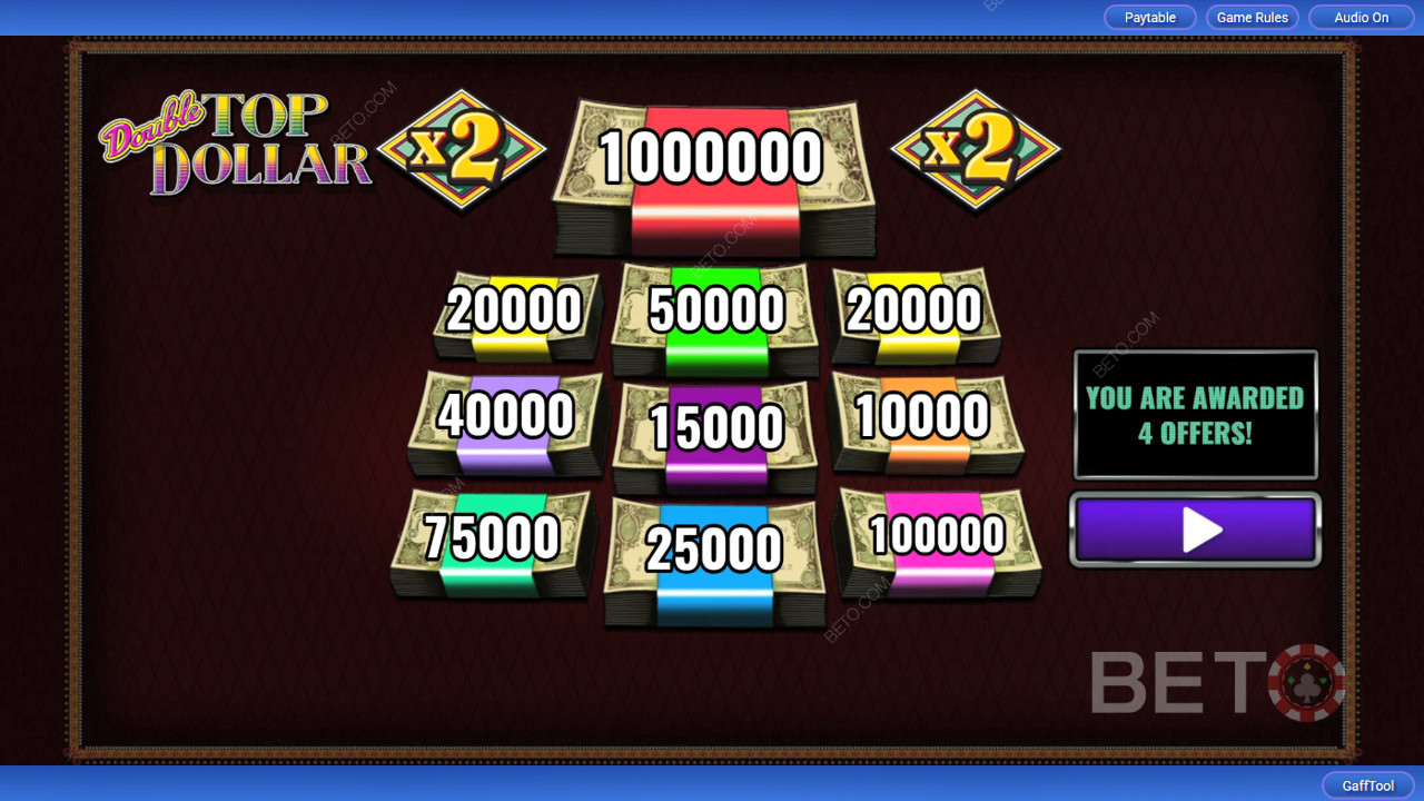 Бонус функције објашњене у игри Double Top Dollar од стране IGT