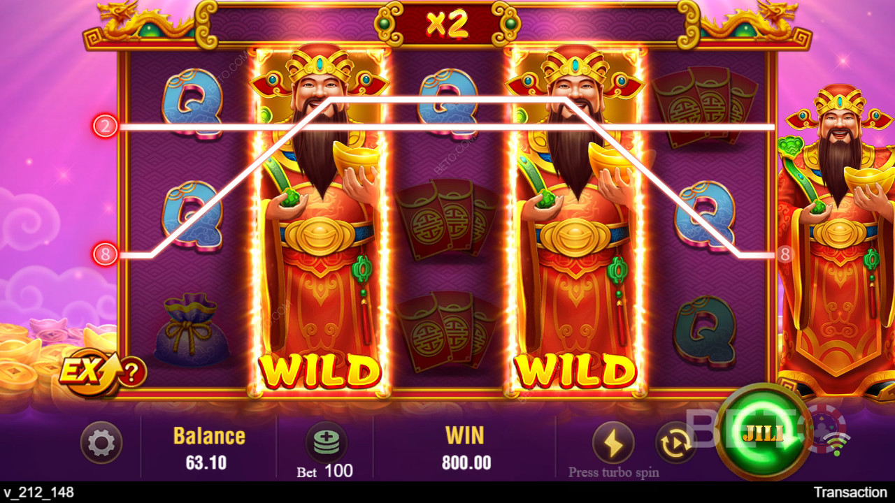 Бонус функције објашњене у игри Jili Caishen од стране Jili Games