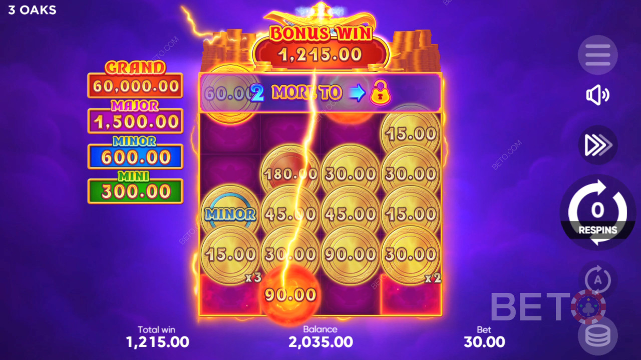 Бонус функције објашњене у игри Coin Lamp од стране 3 Oaks Gaming
