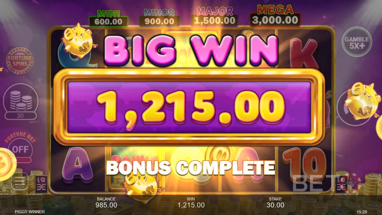 Освојите 8.333 пута више од ваше опкладе у слоту Piggy Winner!