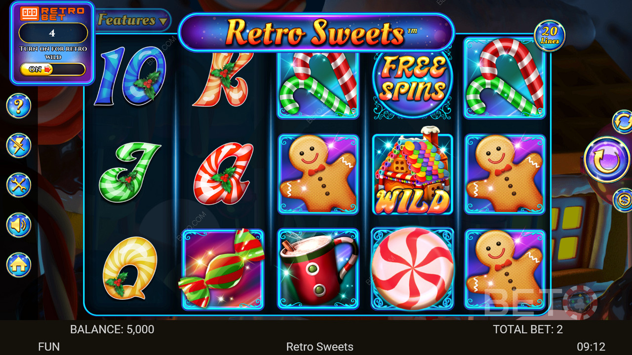 Retro Sweets Igraj Besplatno