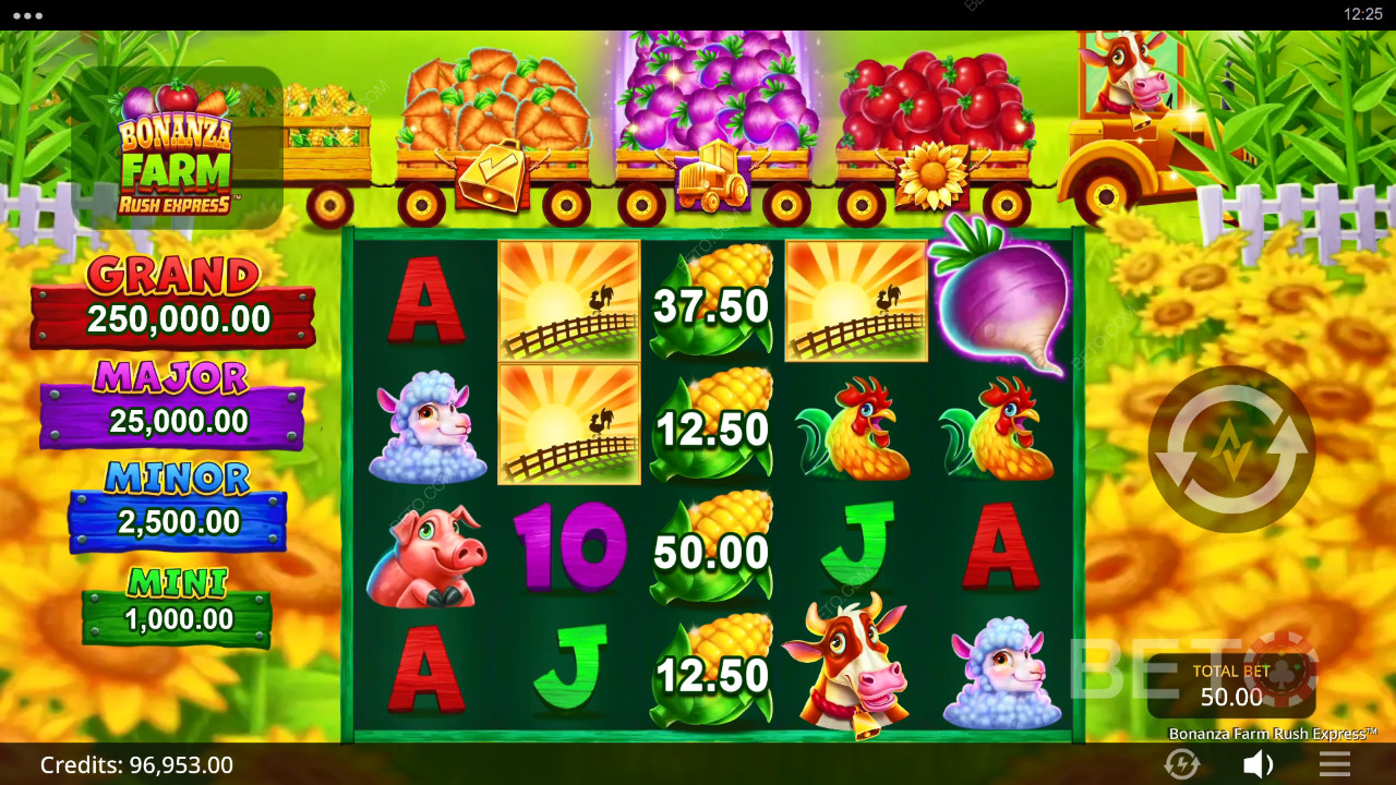 Рецензија игре Bonanza Farm Rush Express од стране BETO Slots