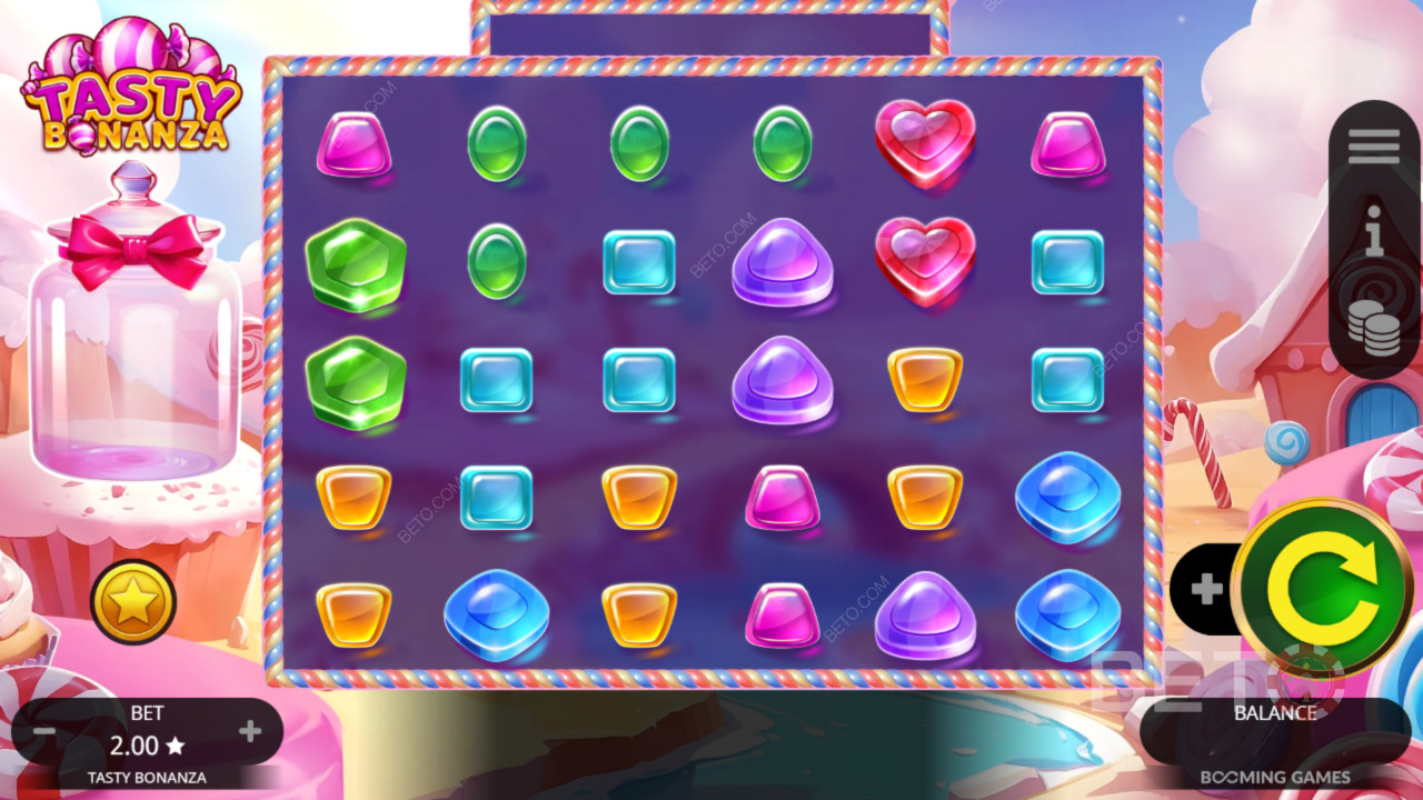 Бонус функције објашњене у игри Tasty Bonanza од стране Booming Games