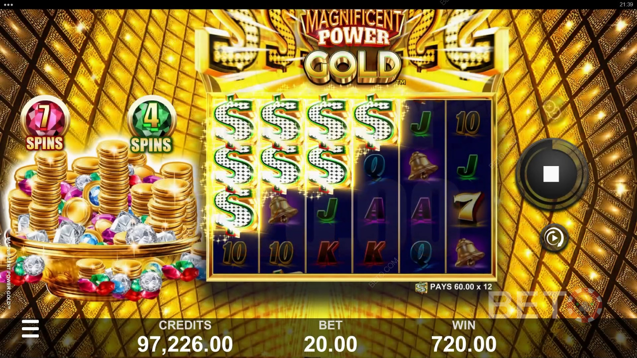 Рецензија игре Magnificent Power Gold од стране BETO Slots