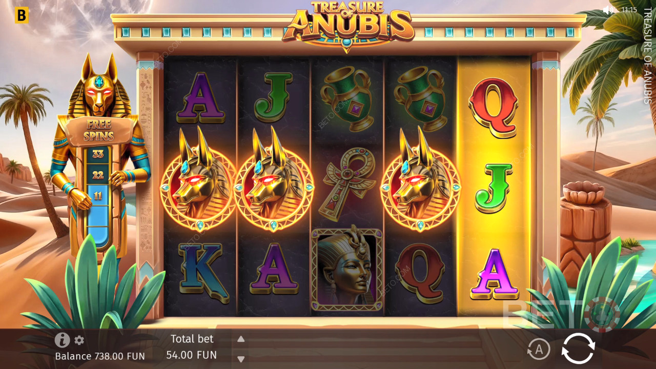 Рецензија игре Treasure of Anubis од стране BETO Slots