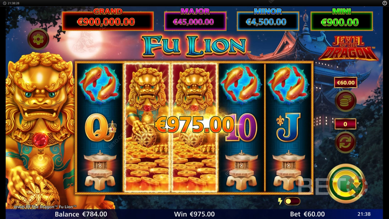 Рецензија игре Jewel of the Dragon Fu Lion од стране BETO Slots