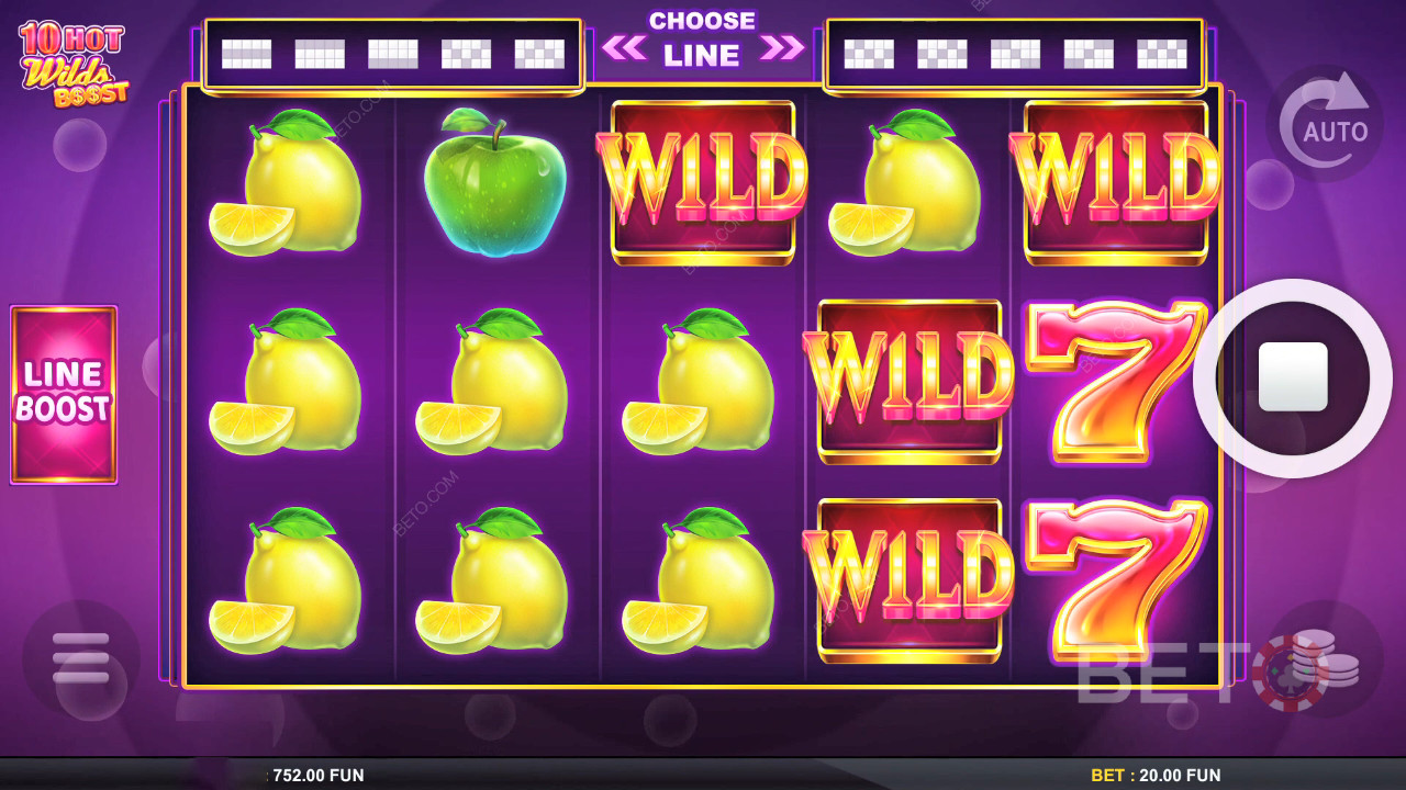 10 Hot Wilds Boost рецензија од стране BETO Slots