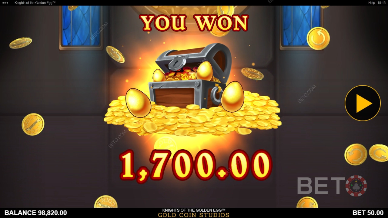 Рецензија игре Витезови Златног Јајета од стране BETO Slots