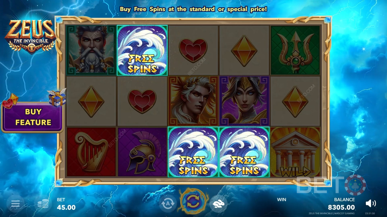 Рецензија игре Zeus The Invincible од стране BETO Slots