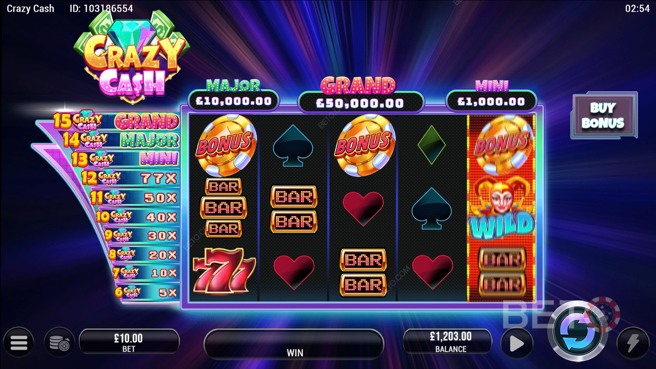 Рецензија Crazy Cash-а од стране BETO Slots-а