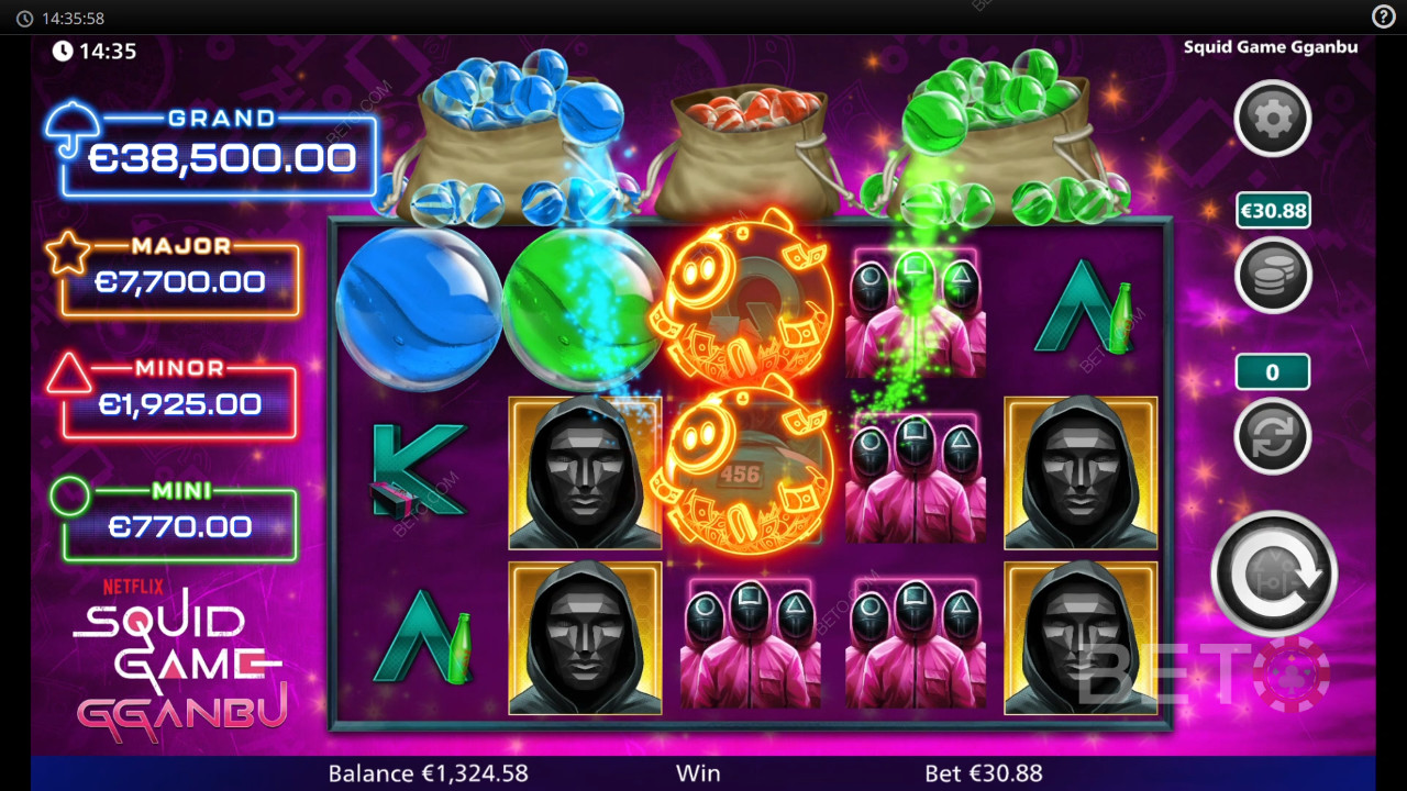 Рецензија игре Squid Gganbu од стране BETO Slots
