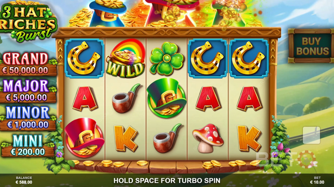 Рецензија игре 3 Hat Riches Burst од стране BETO Slots