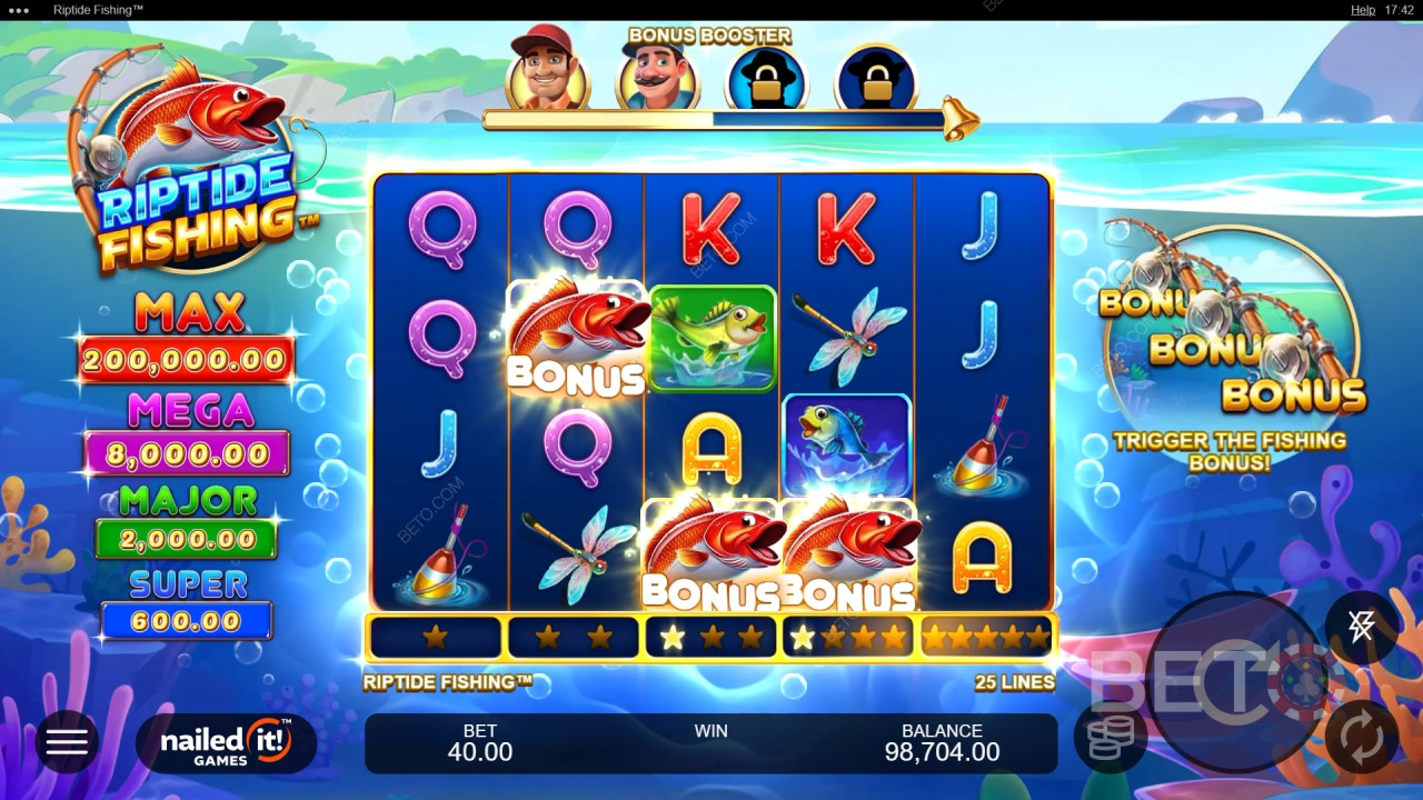 Рецензија игре Riptide Fishing од стране BETO Slots