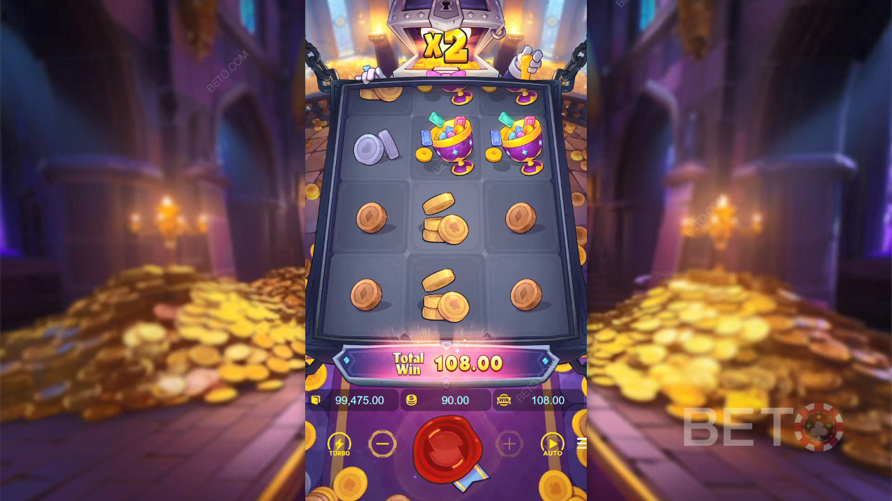 Бонус функције објашњене у игри Mr. Treasure