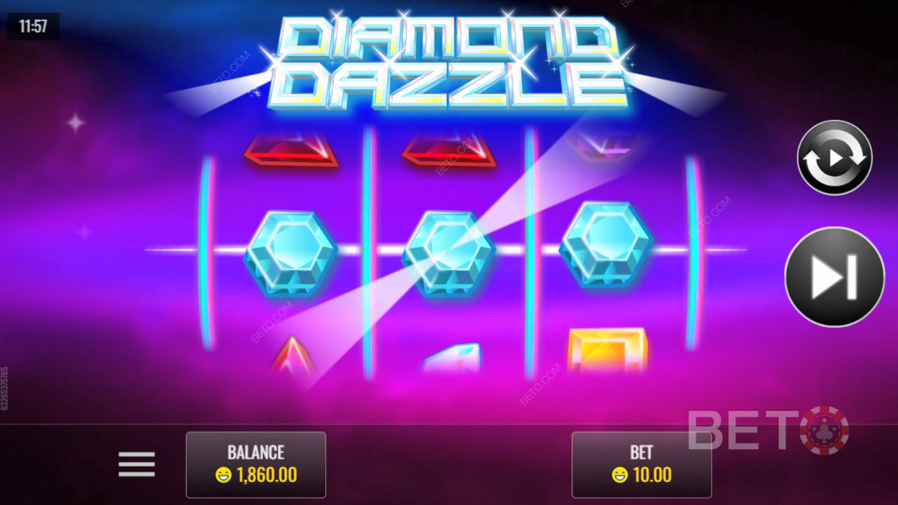 Рецензија игре Diamond Dazzle од стране BETO Slots