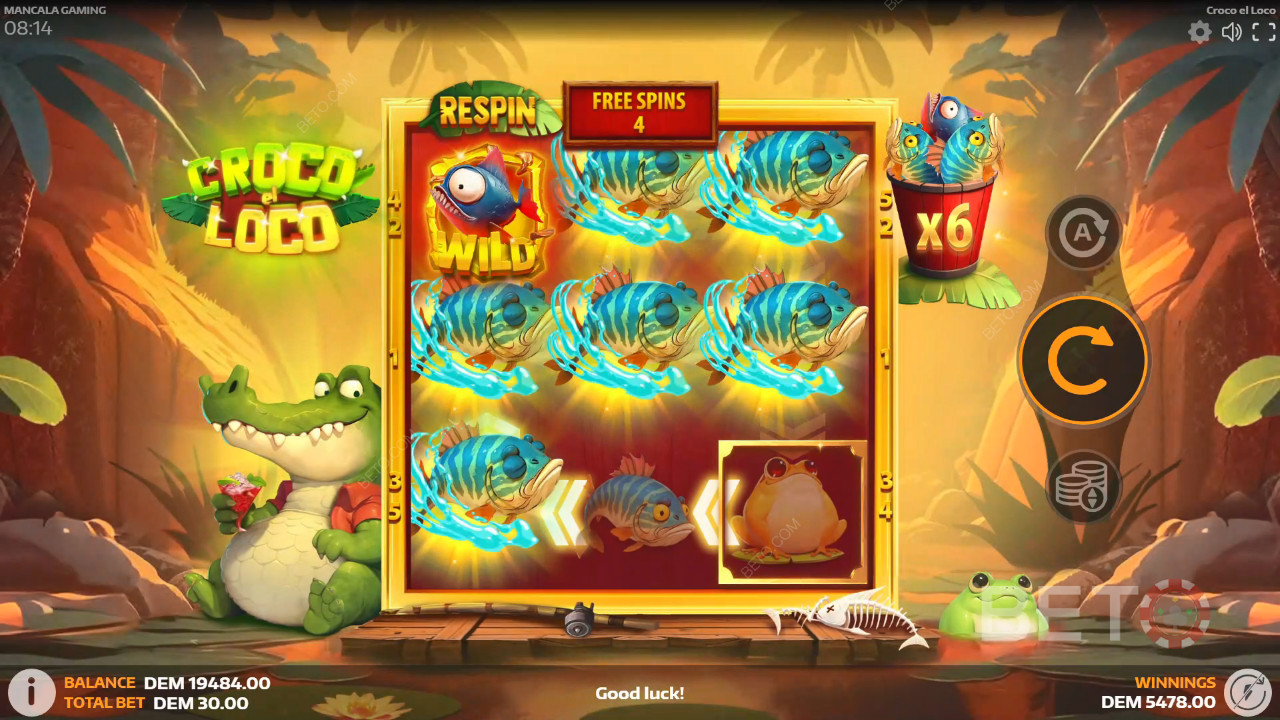 Рецензија игре Croco el Loco од стране BETO Slots