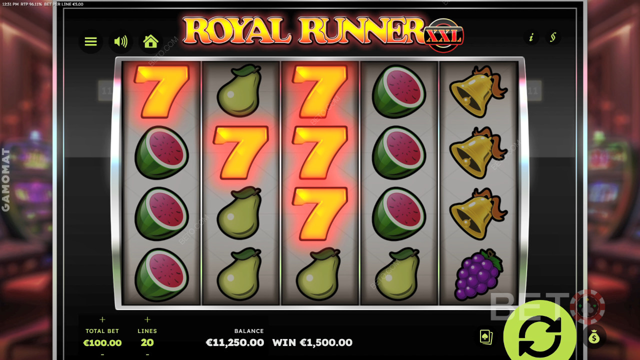 Рецензија игре Royal Runner XXL од стране BETO Slots