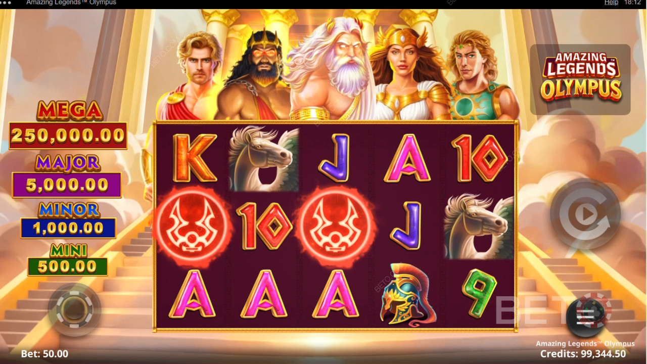 Рецензија игре Amazing Legends Olympus од стране BETO Slots