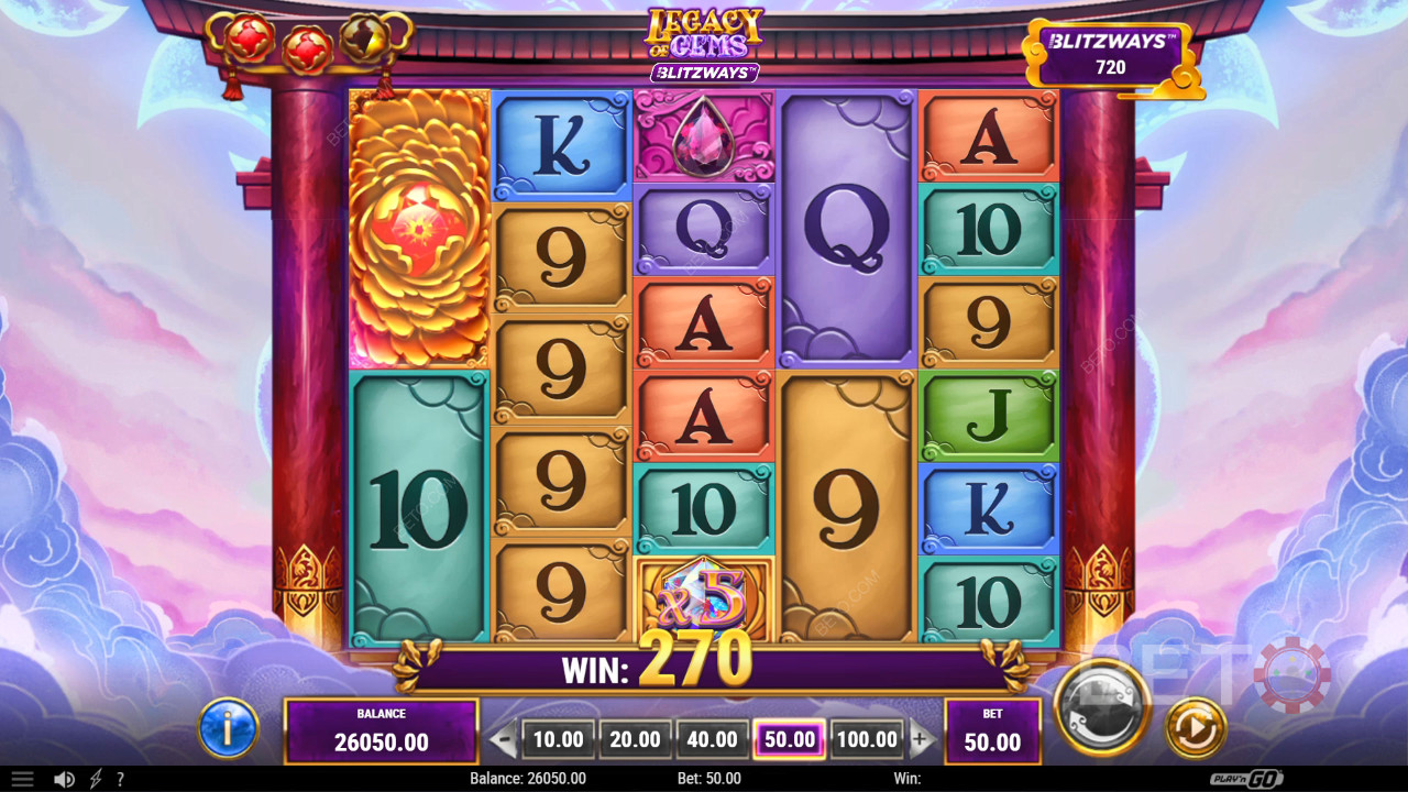 Рецензија игре Legacy of Gems Blitzways од стране BETO Slots