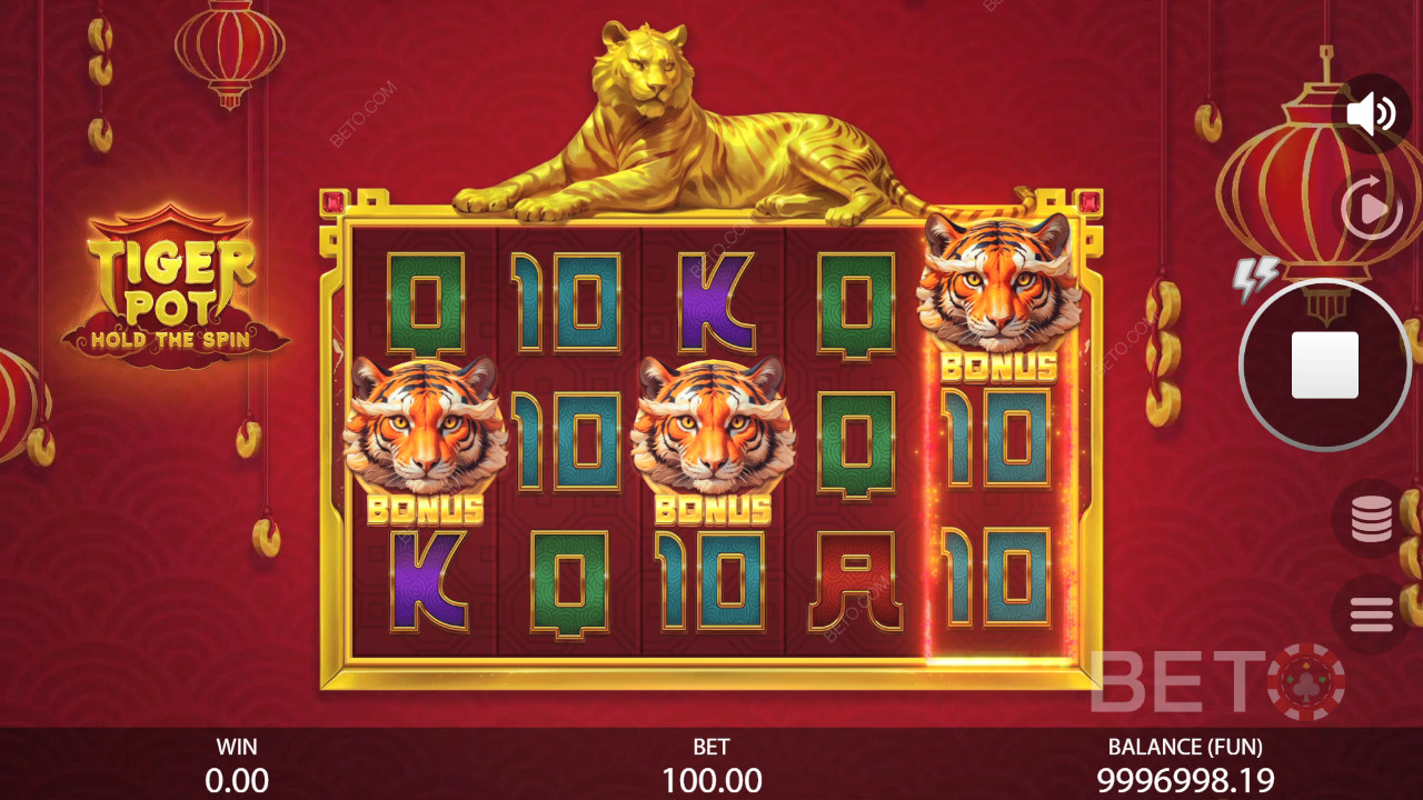 Рецензија игре Tiger Pot: Hold The Spin од стране BETO Slots