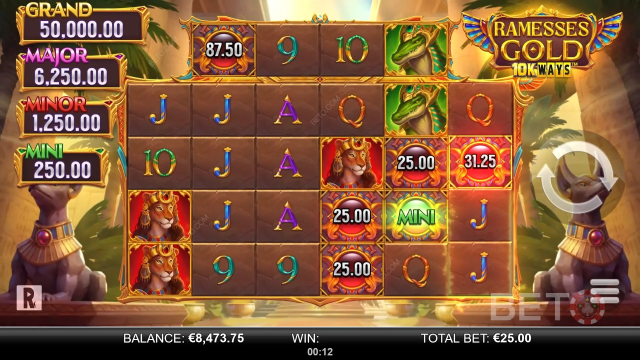 Рецензија Ramsesses Gold 10K Ways од стране BETO Slots-а