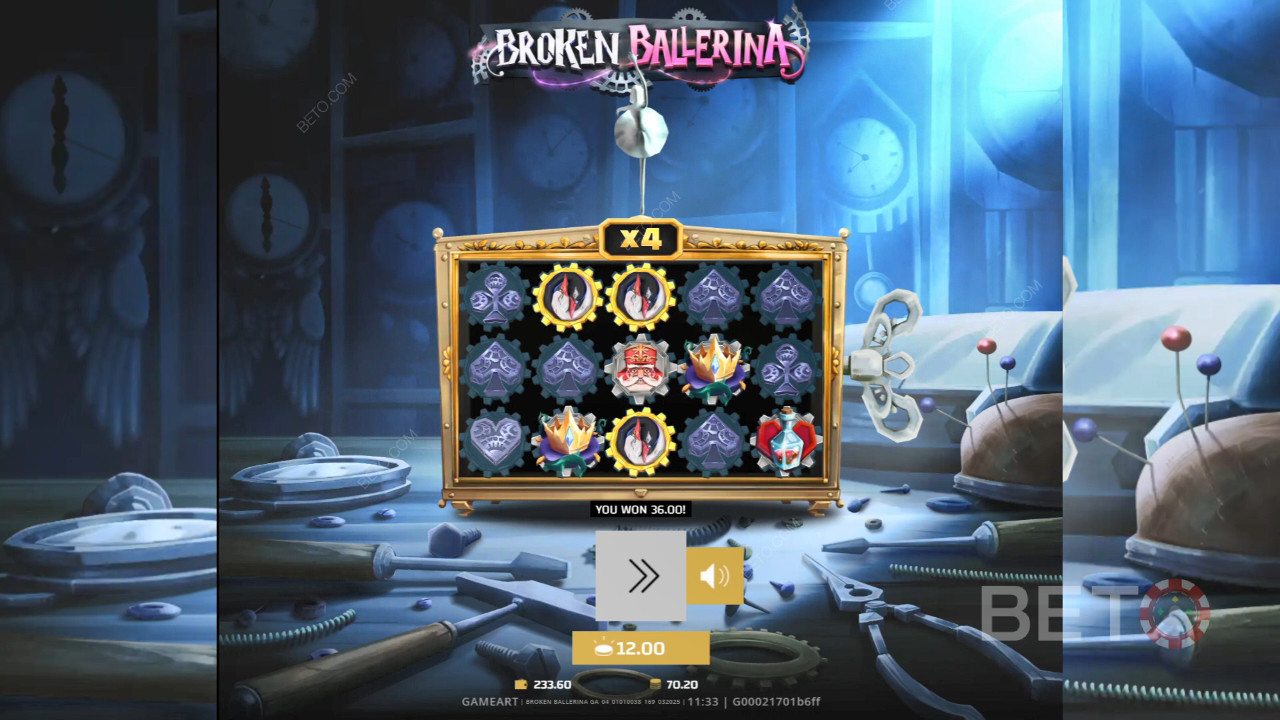 Рецензија игре Broken Ballerina од стране BETO Slots
