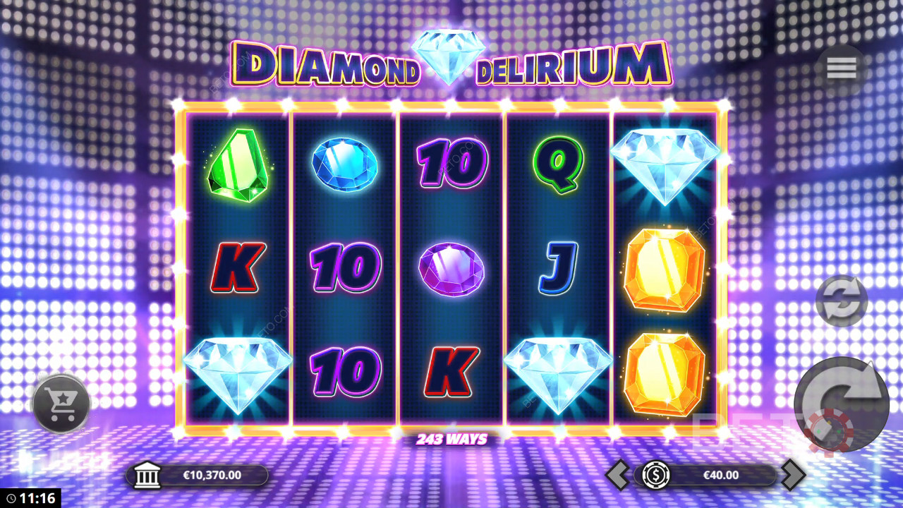 Рецензија игре Diamond Delirium од стране BETO Slots