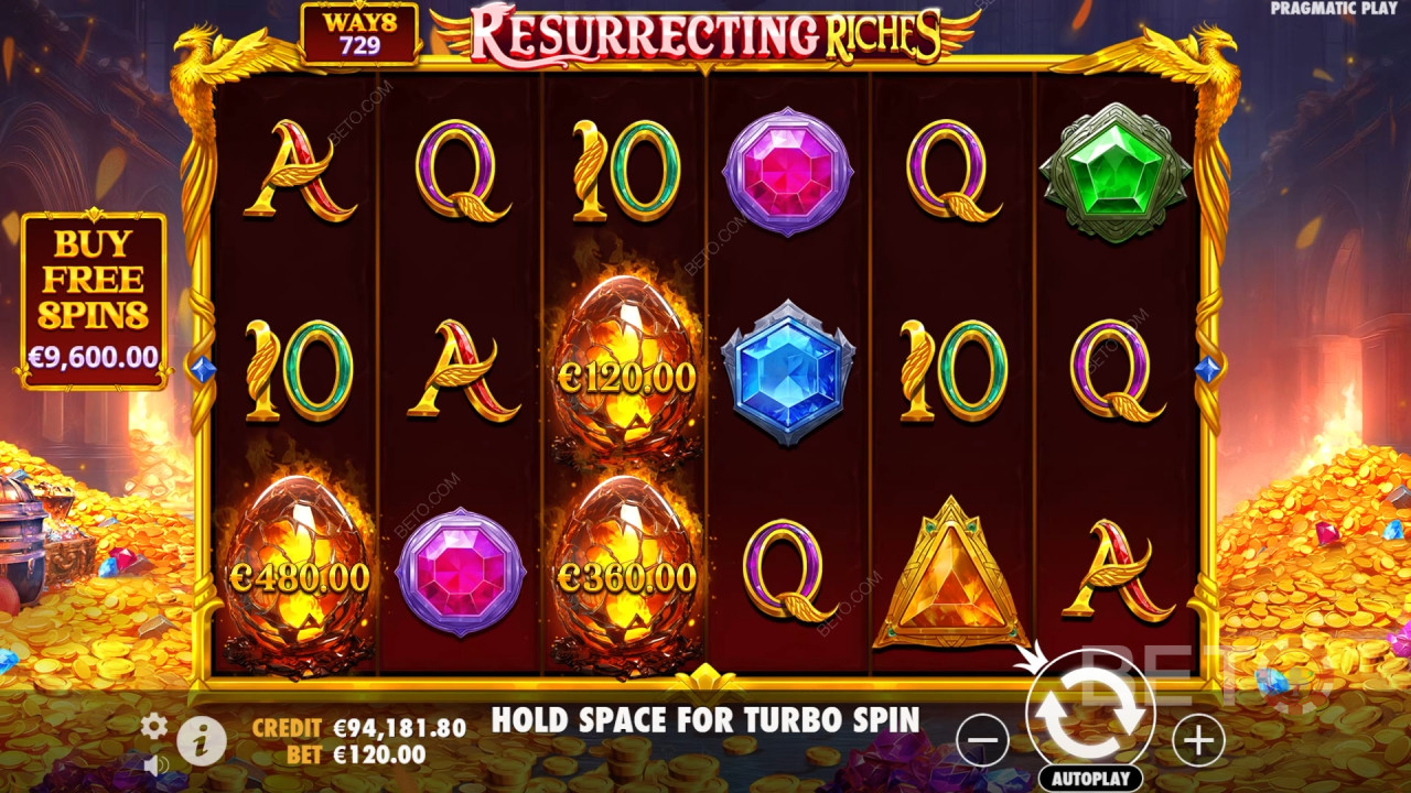 Освојите 4.000 пута више од своје опкладе у слоту Resurrecting Riches!