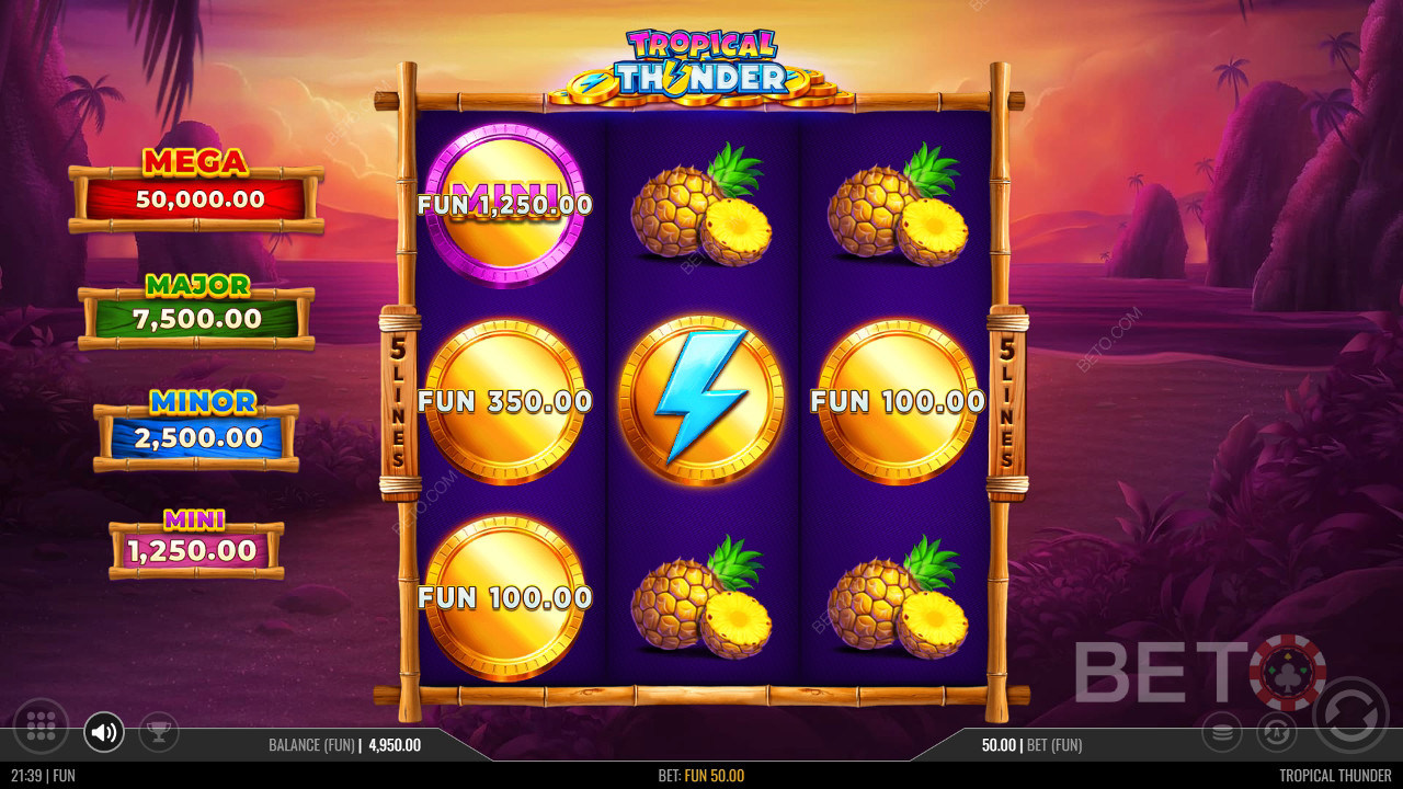 Рецензија игре Tropical Thunder од стране BETO Slots
