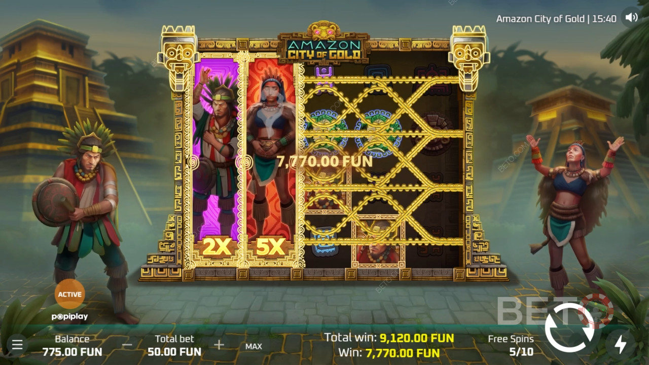 Рецензија Amazon City Of Gold од стране BETO Slots