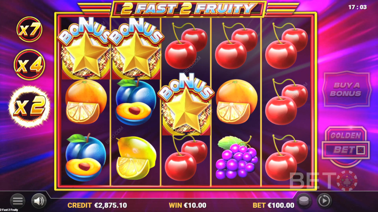 Рецензија игре 2 Fast 2 Fruity од стране BETO Slots-а