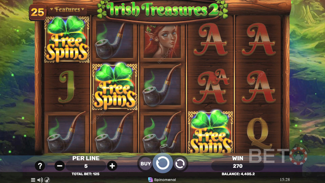 Рецензија игре Irish Treasures 2 од стране BETO Slots