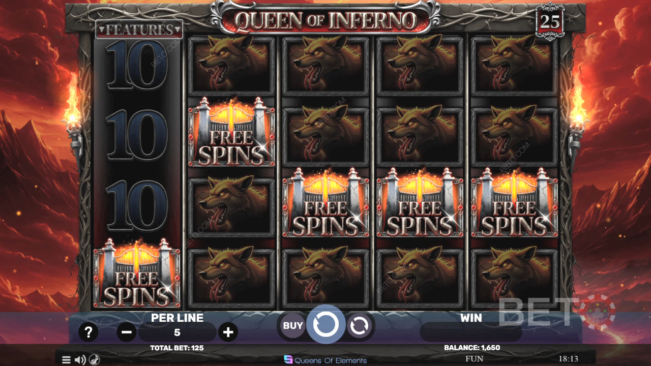 Рецензија игре Queen of Inferno од стране BETO Slots