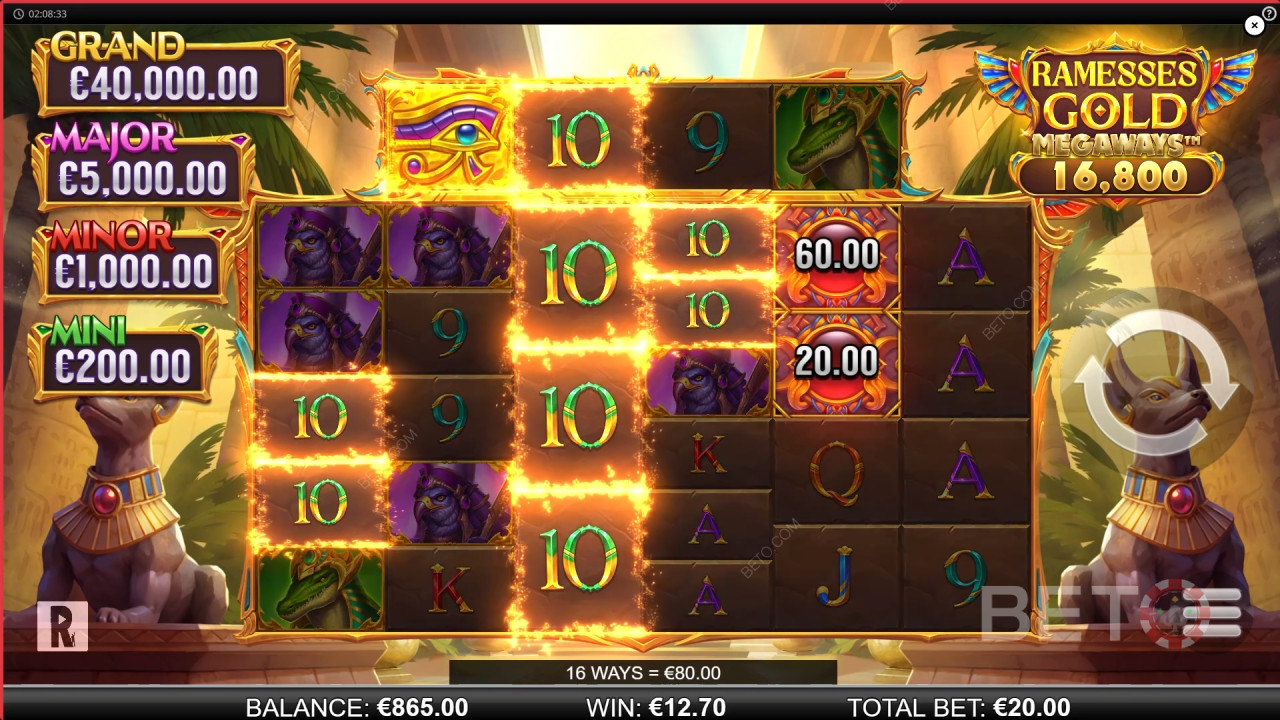 Како играти Ramesses Gold Megaways у Reel Play у