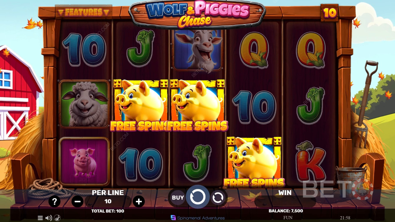 Рецензија игре Wolf & Piggies Chase од стране BETO Slots