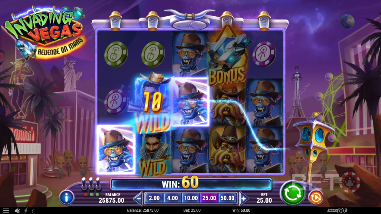 Како играти игру Invading Vegas Revenge on Mars Play