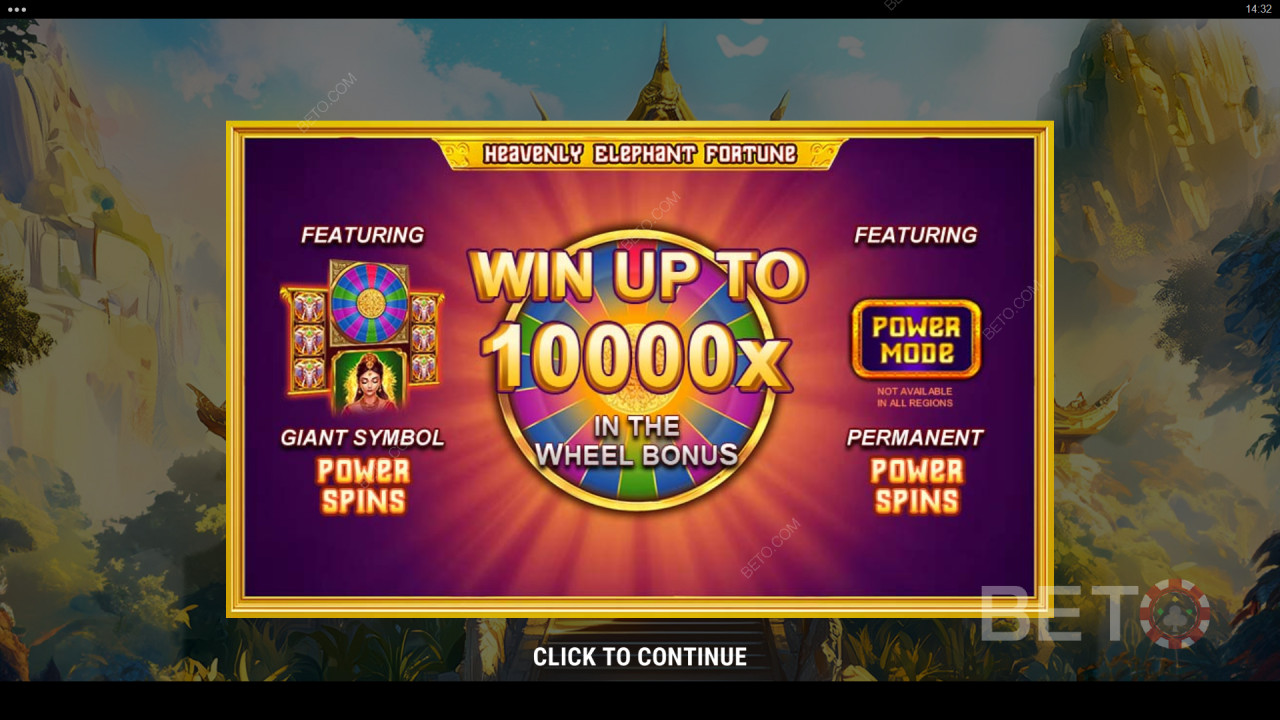 Освојите 10.000 пута више од своје опкладе у онлајн слоту Heavenly Elephant Fortune!