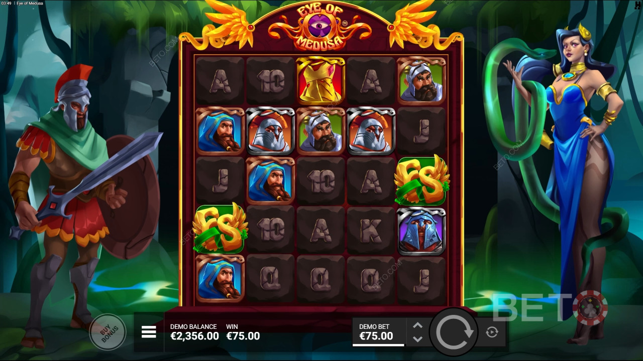 Како се игра Eye of Medusa из Hacksaw Gaming а