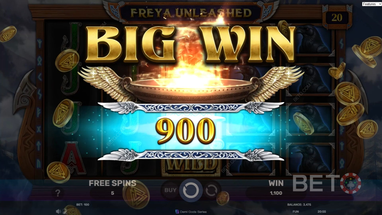 Освојите 3.000 пута више од своје опкладе у онлајн слоту Freya Unleashed!